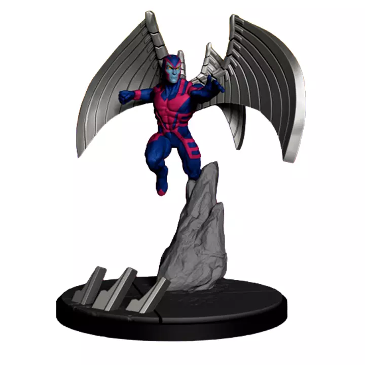 Blue Harpy 3D Print STL Miniature RPG 3D print model