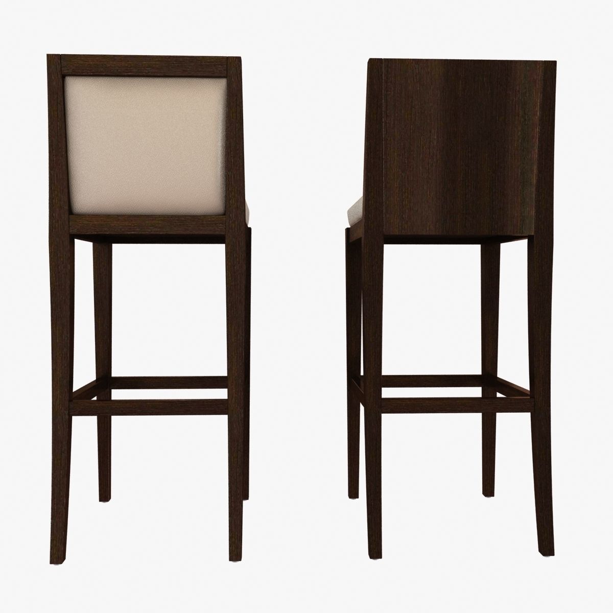 Custom made bar chair 3D model_5