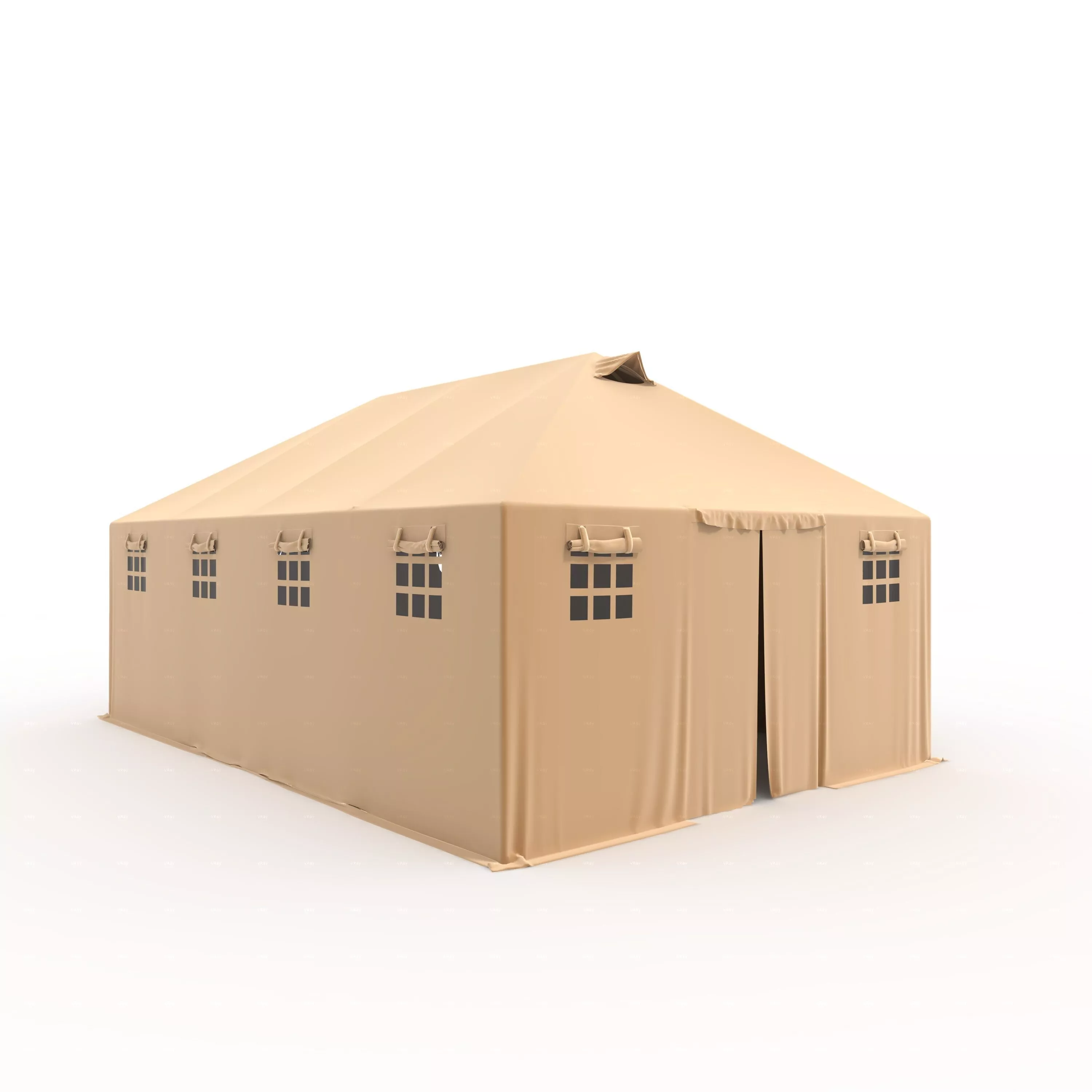 Military Tent 16 3D model