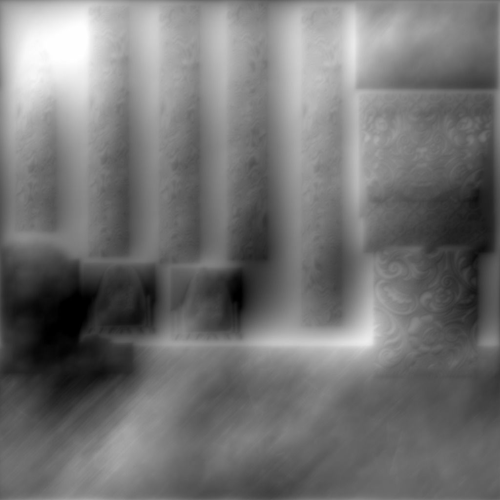 Knights sword Low-poly 3D model_3