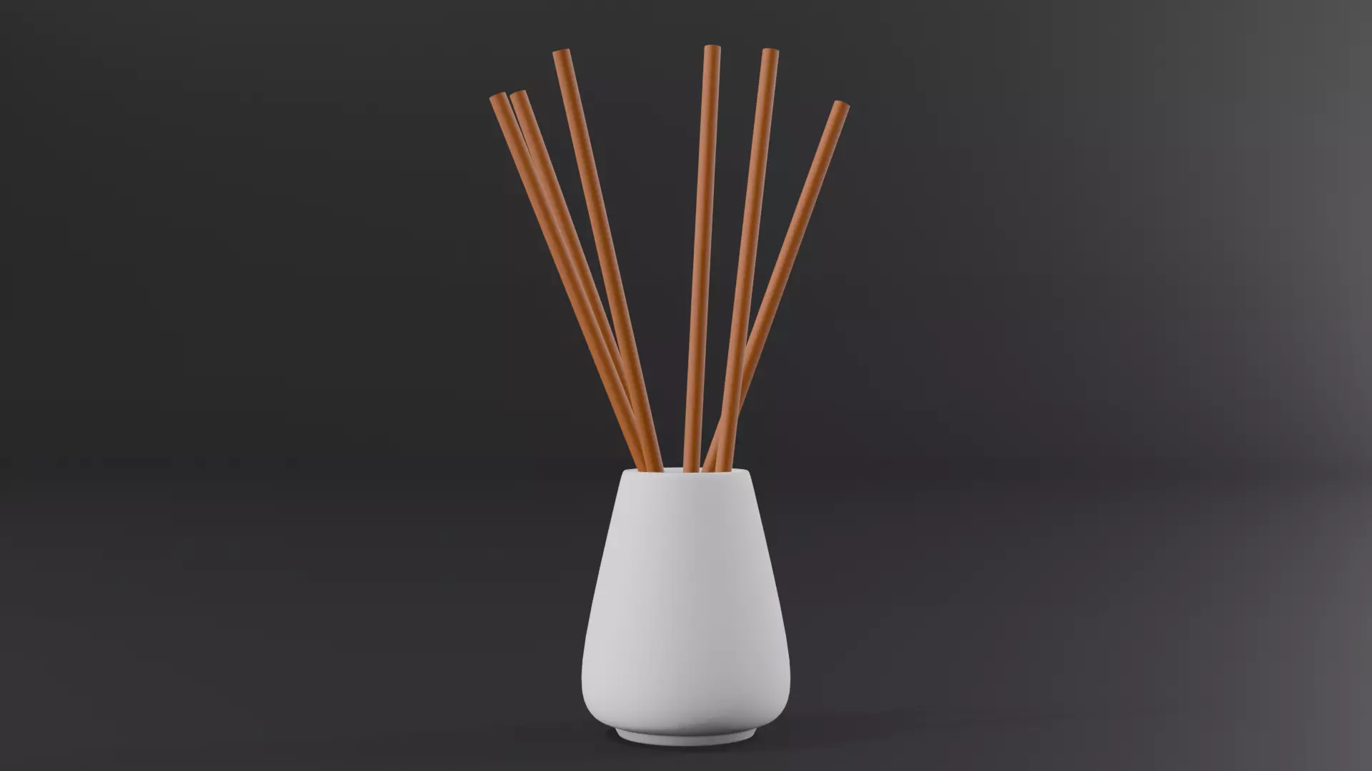Reed diffuser Low-poly 3D model
