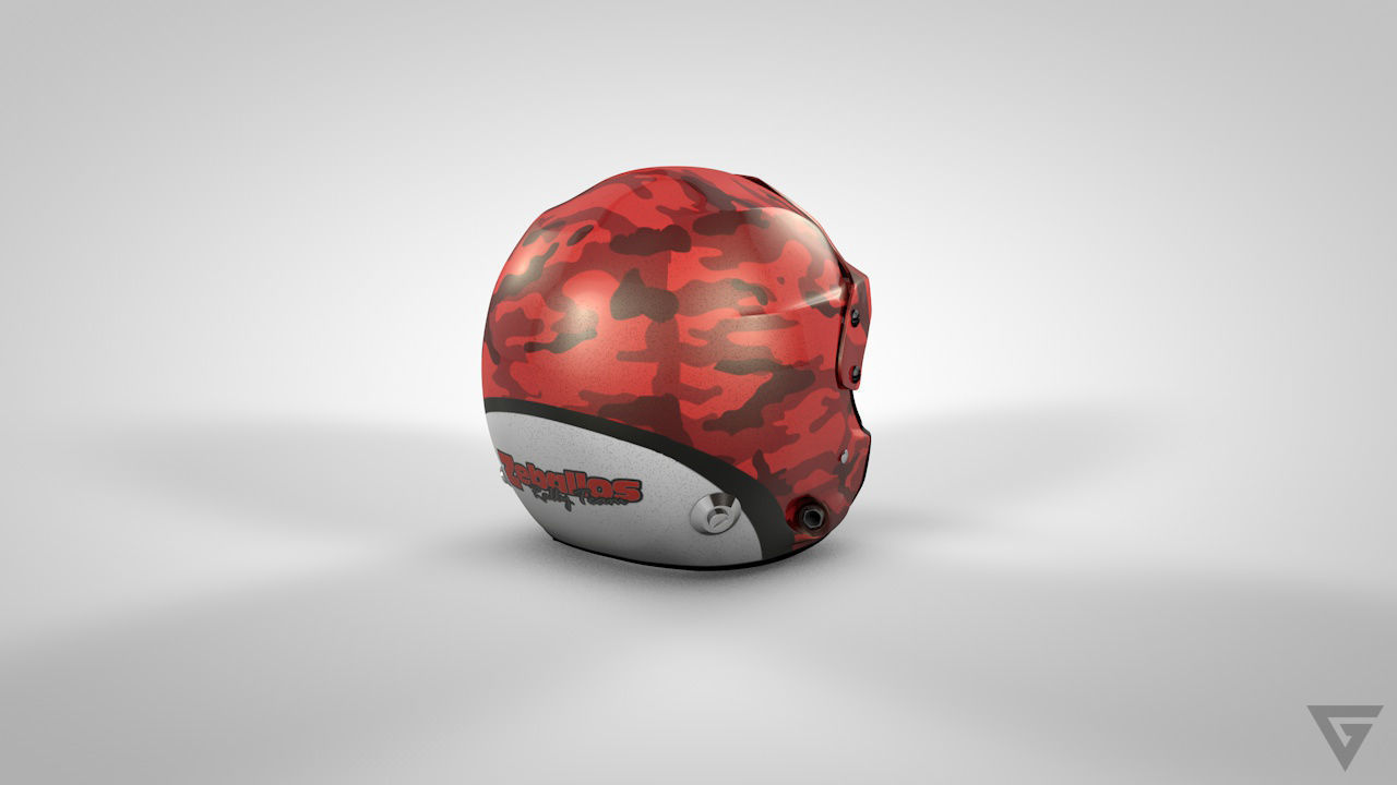 Stilo WRC Des helmet 3D model_9