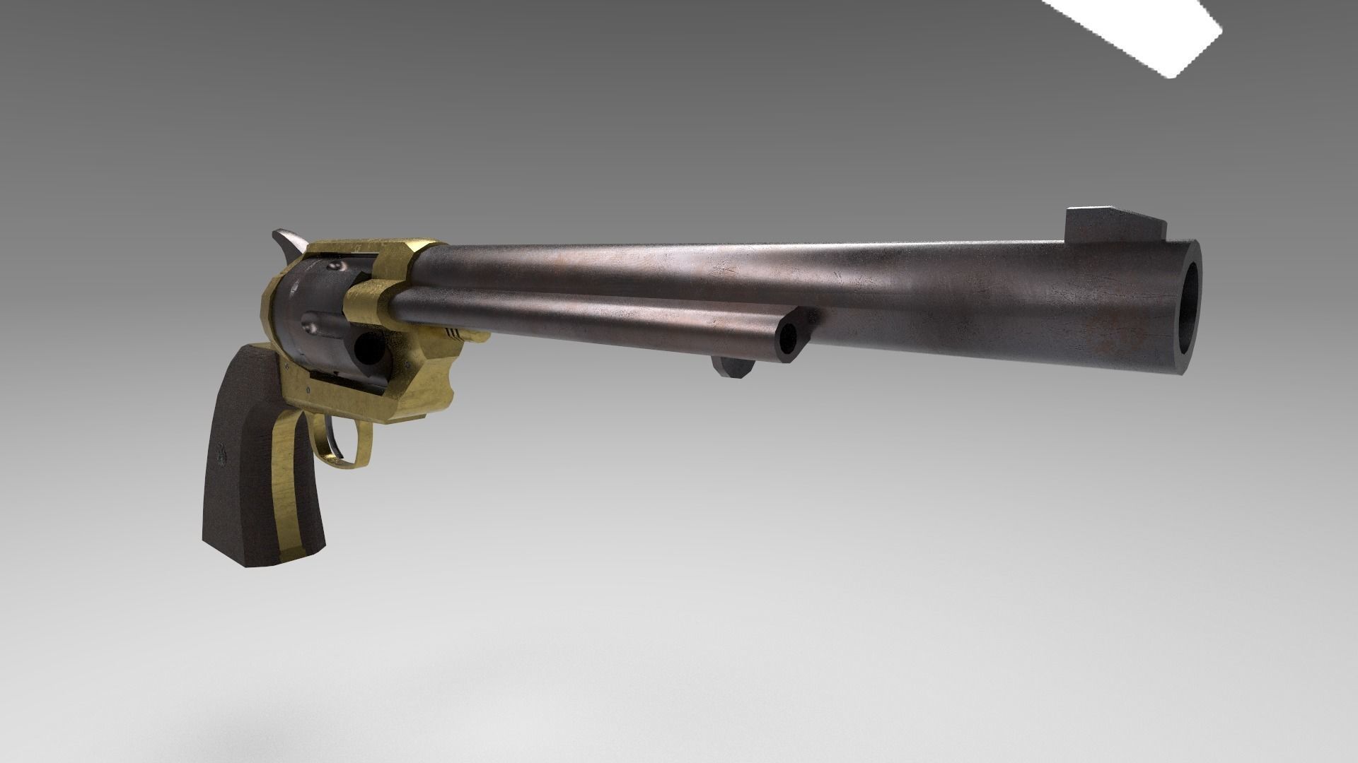 Colt Single Action Army Revolver 3D model_2