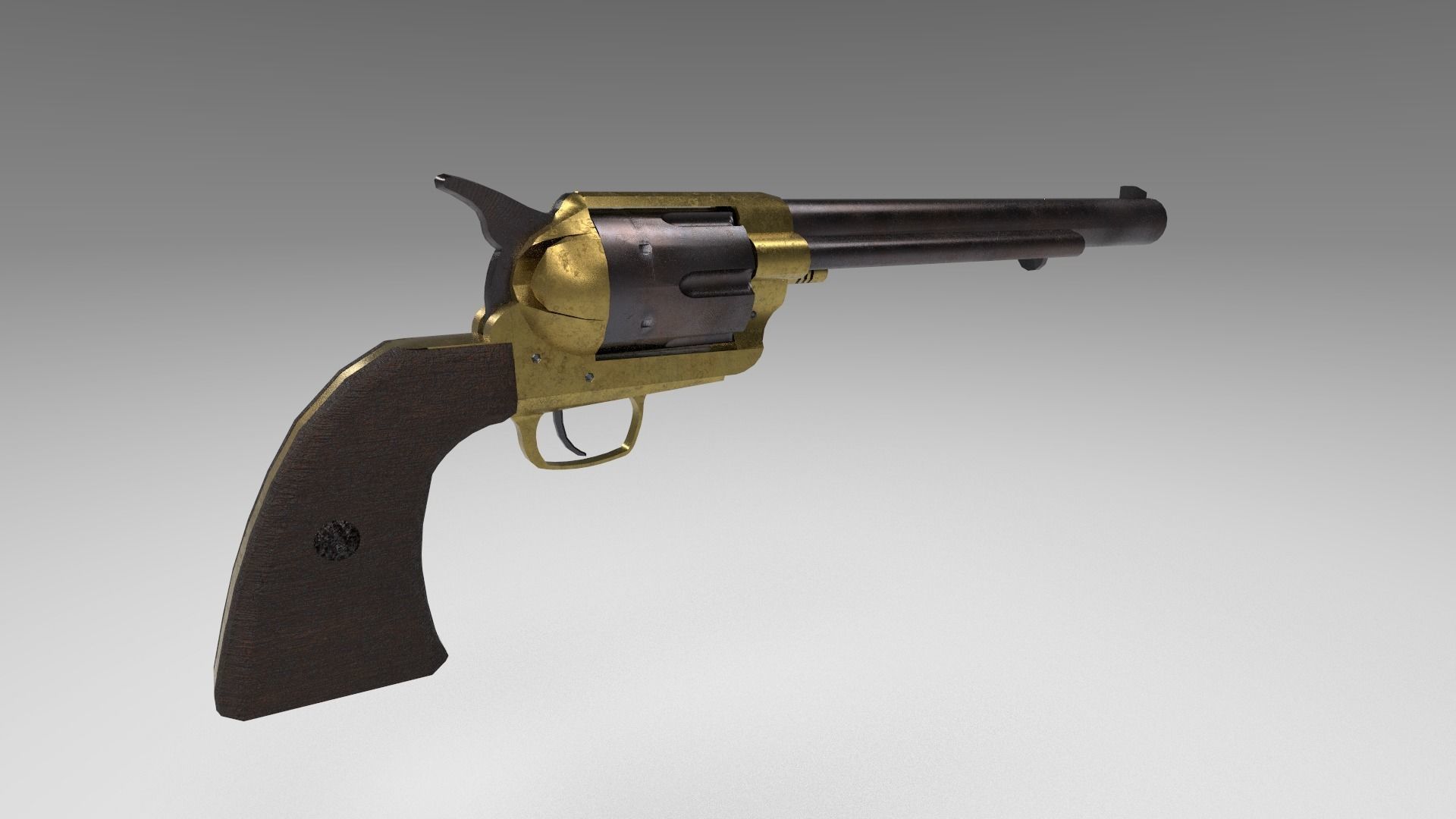 Colt Single Action Army Revolver 3D model_1
