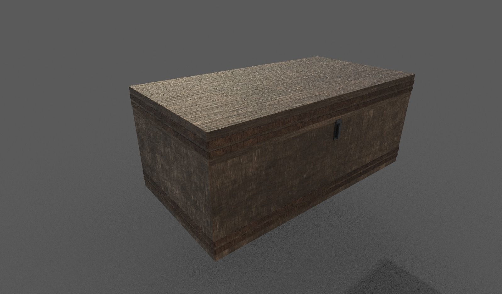 Chest wooden free VR / AR / low-poly 3D model | CGTrader