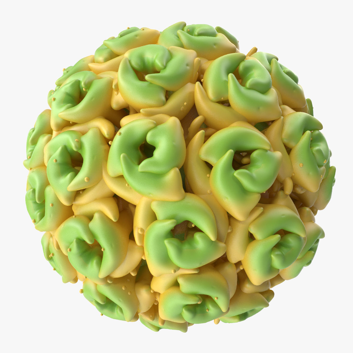 Simian Virus 40 3D model_3