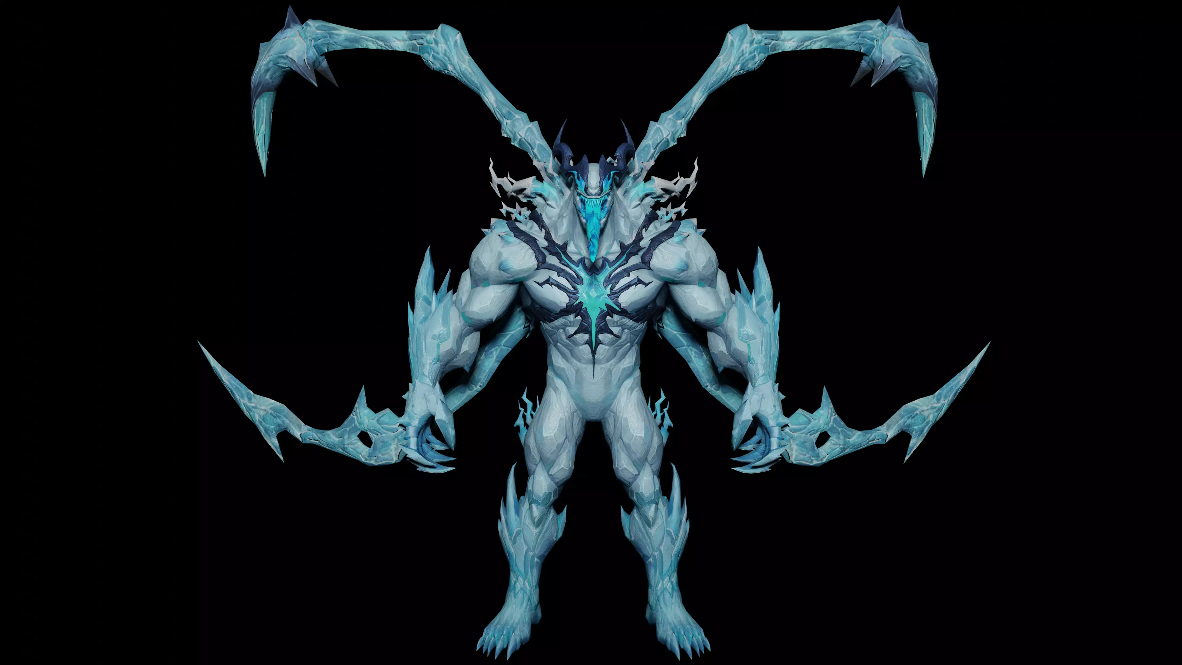Venom Symbiote Low-poly 3D model