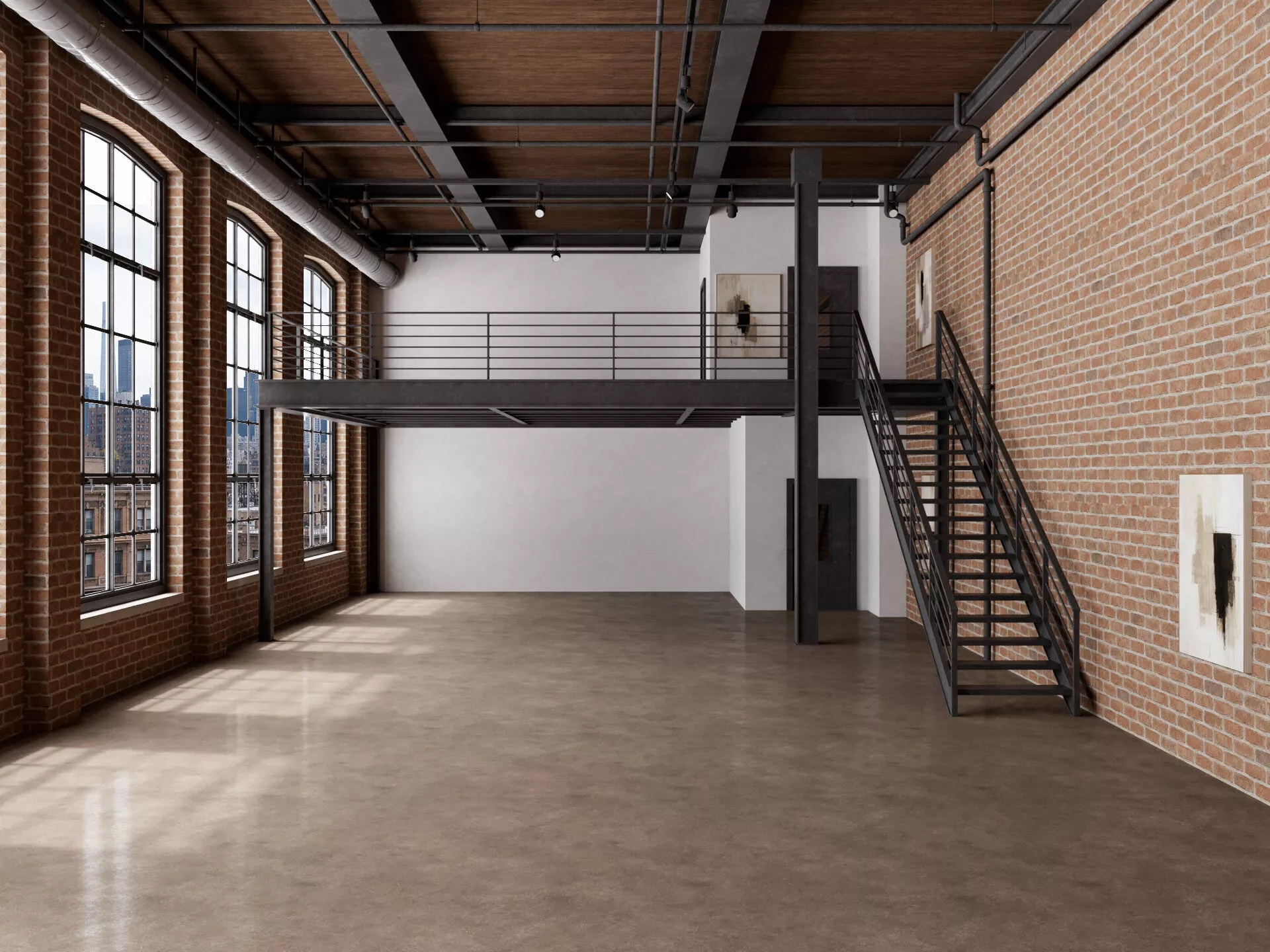 Loft interior 12 3D model