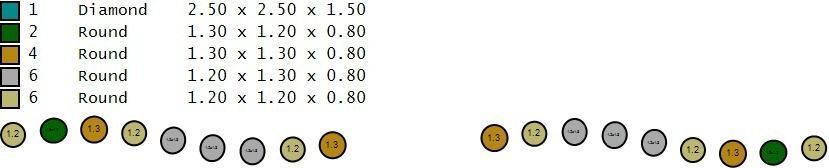 Ring diamond gold 3D print model_8