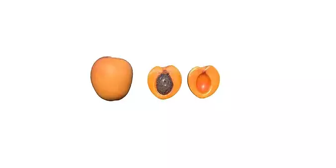 3D Fruits Collection Vol 01 Low-poly 3D model 3