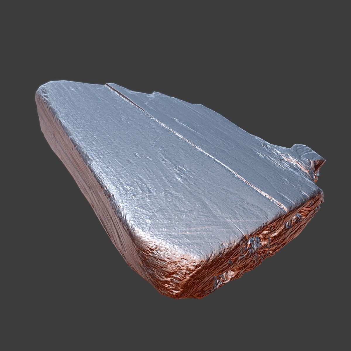Wood Timber Rotten Debris Low-poly 3D model_7