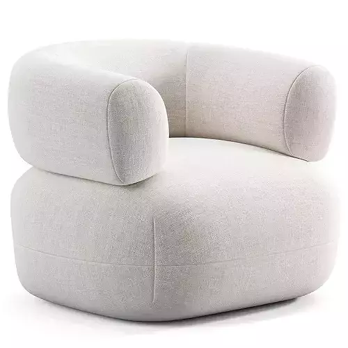 Puffer chair by Moving Mountains 3D model 5
