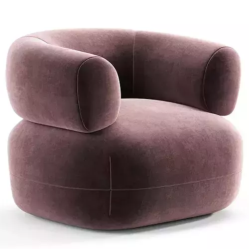 Puffer chair by Moving Mountains 3D model 6