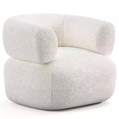 Puffer chair by Moving Mountains 3D model 3