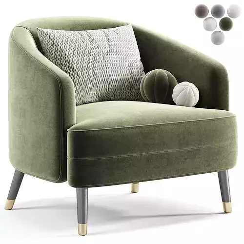 Cazarina Lakewood Armchair 3D model 7