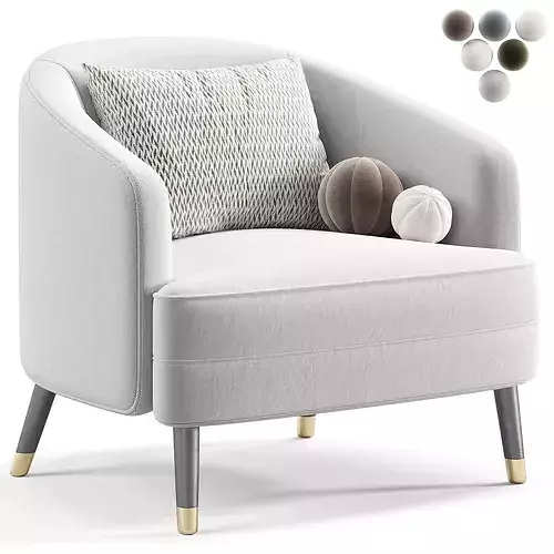 Cazarina Lakewood Armchair 3D model
