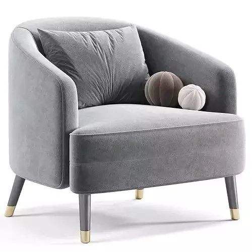 Cazarina Lakewood Armchair 3D model 4