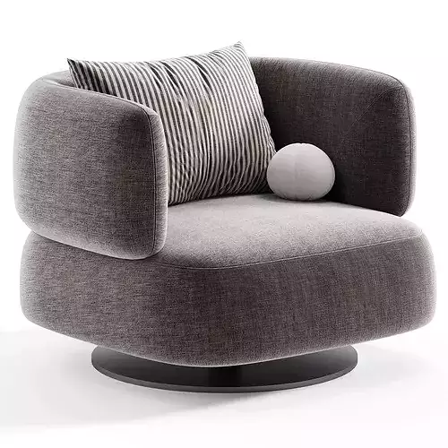 Zeppelin Modern Armchair 3D model