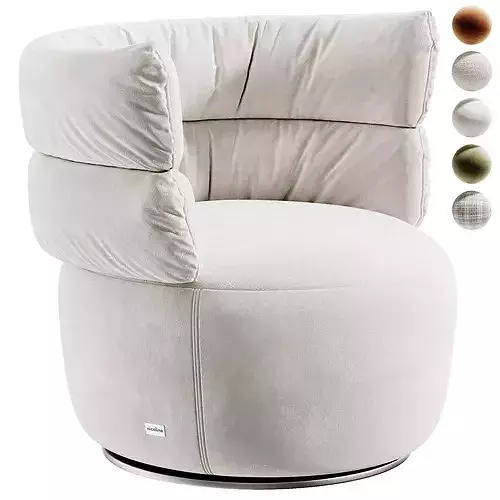 Nicoline Italia Julie Armchair 3D model