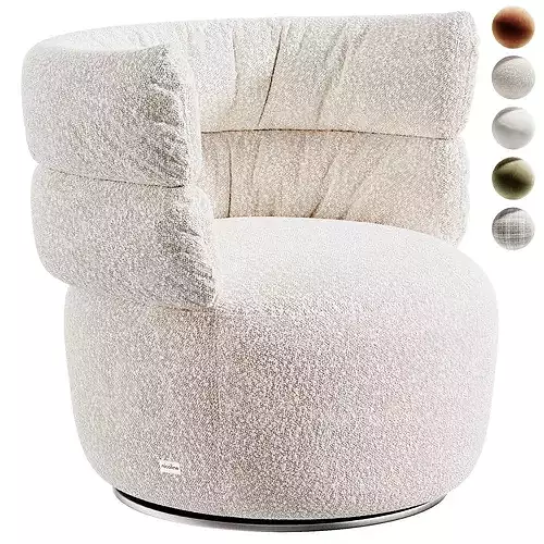 Nicoline Italia Julie Armchair 3D model 5