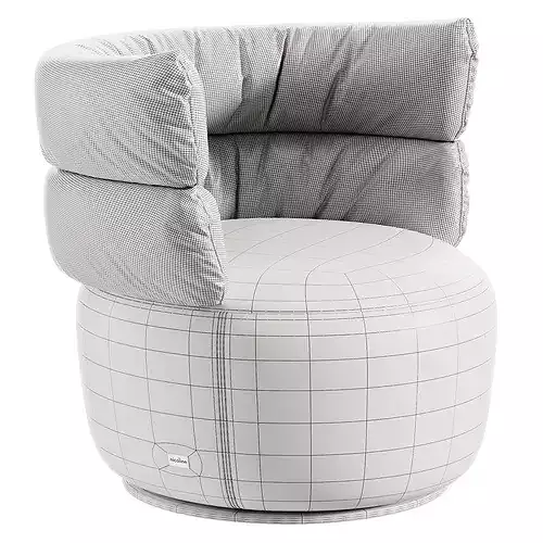 Nicoline Italia Julie Armchair 3D model 7