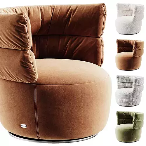 Nicoline Italia Julie Armchair 3D model 6