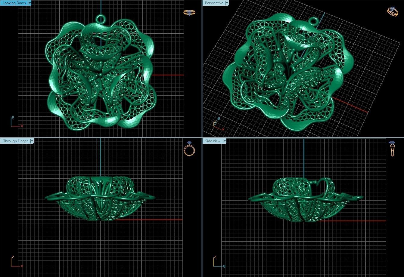 Pendant ultra vision  HSFZ-A021-P 3D print model_1
