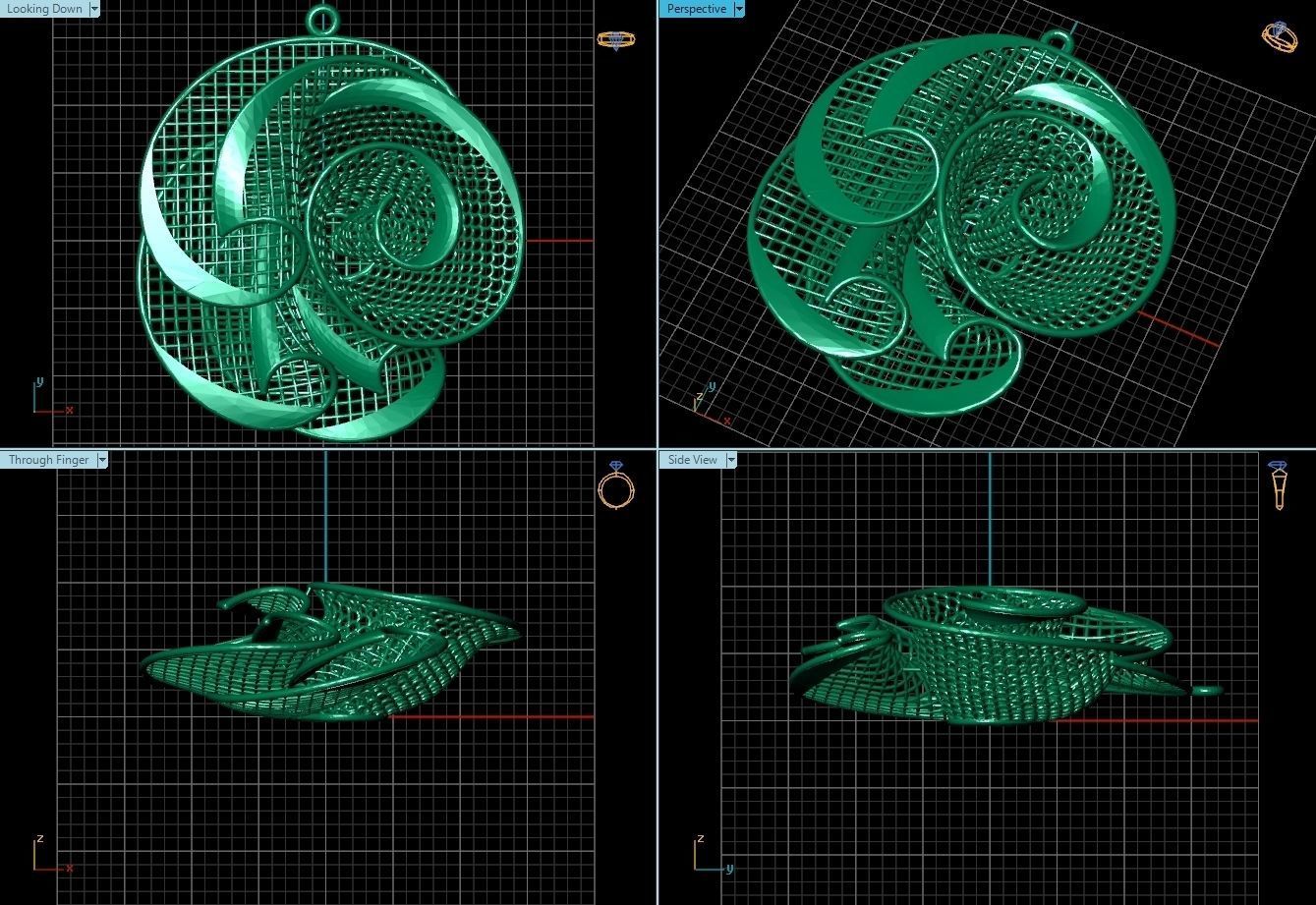 Pendant ultra vision  HSFZ-A023-P 3D print model_1