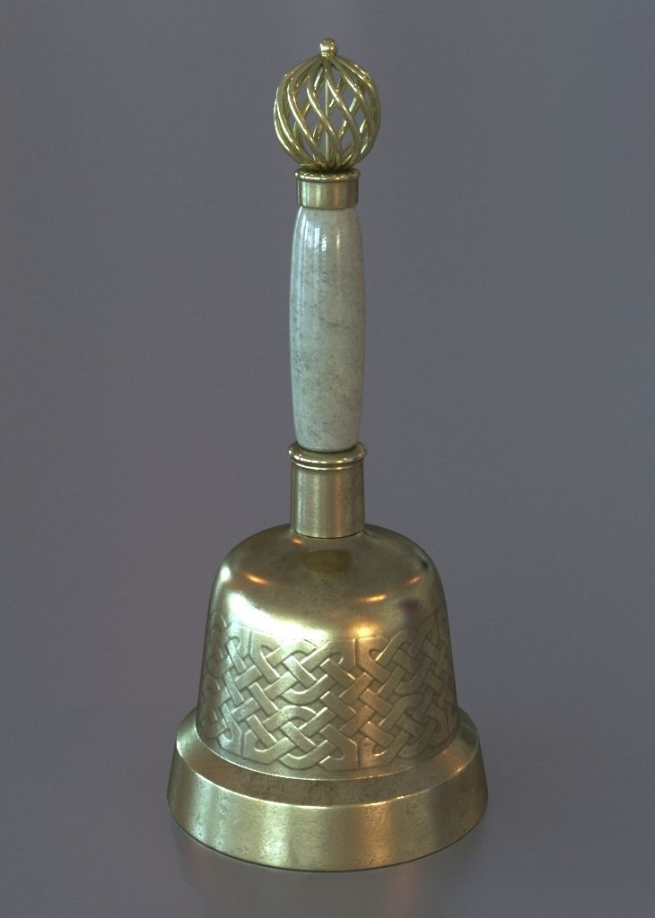 Old Little bell 3D model_1