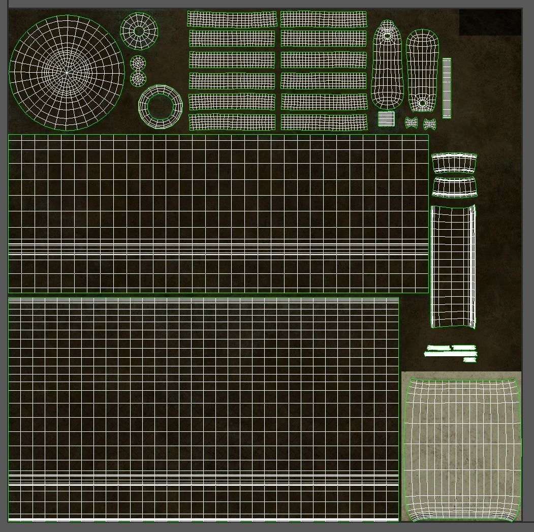 Old Little bell 3D model_6