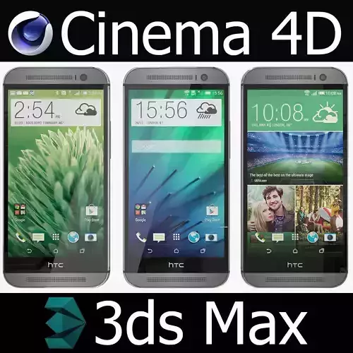 Htc one m8 3D model