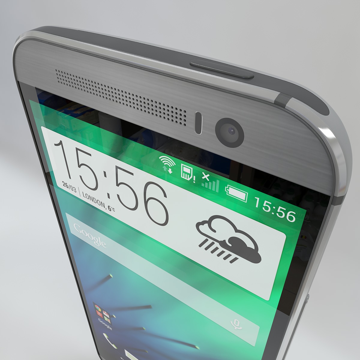 Htc one m8 3D model_9