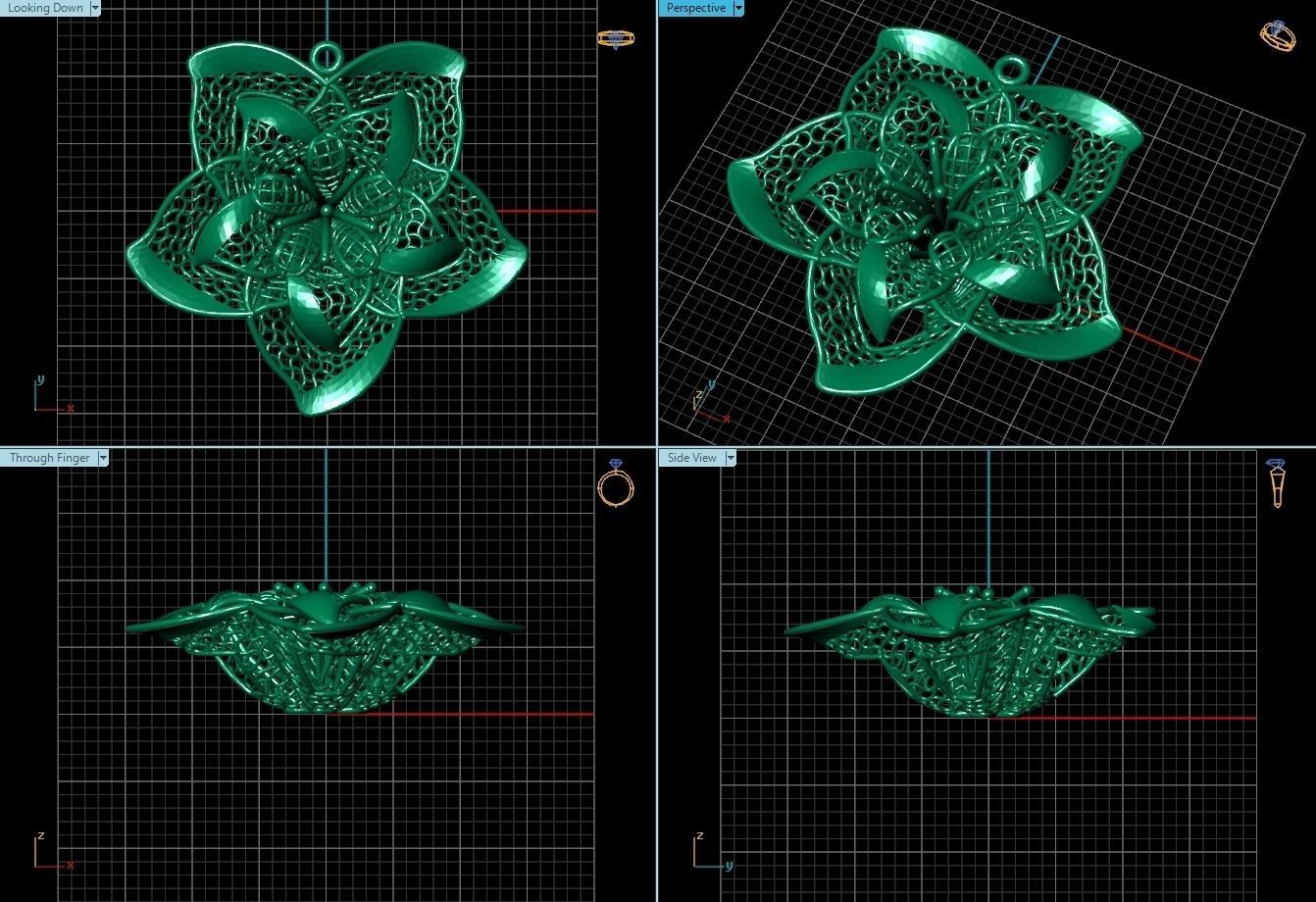 Pendant ultra vision  HSFZ-A025-P 3D print model_1