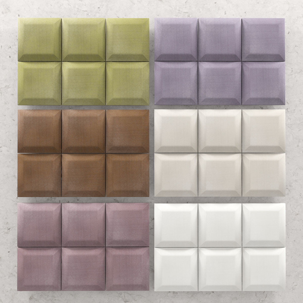 Mainzu Bombato Decor tiles 3D model_1
