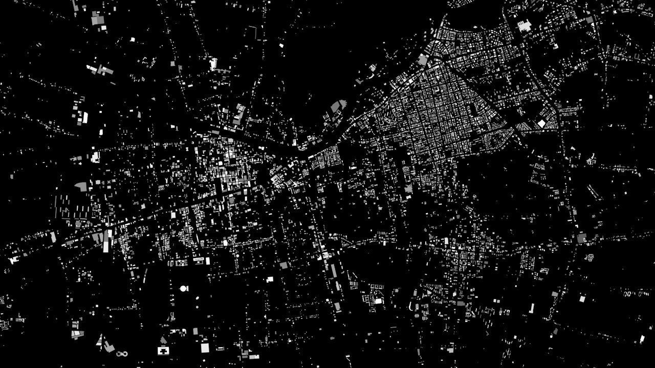 Santiago Streets and Buildings 3D model_6