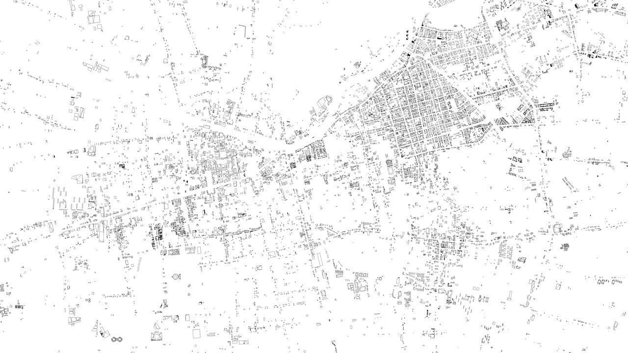 Santiago Streets and Buildings 3D model_7