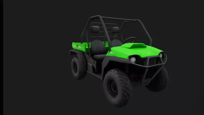 UTV Crossover Utility Vehicle 3D Model 3D model
