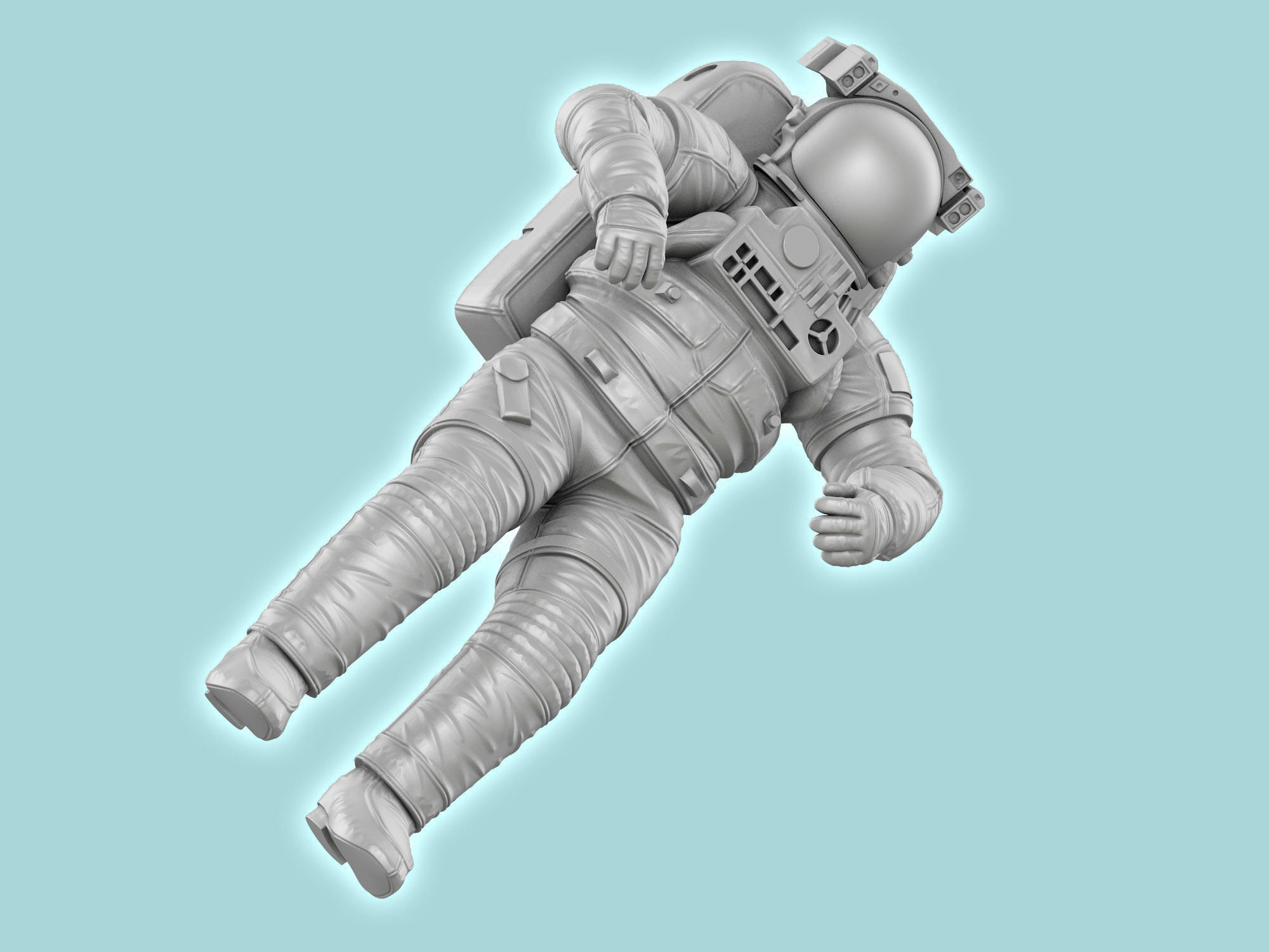 NASA ASTRONAUT 3D print model_2
