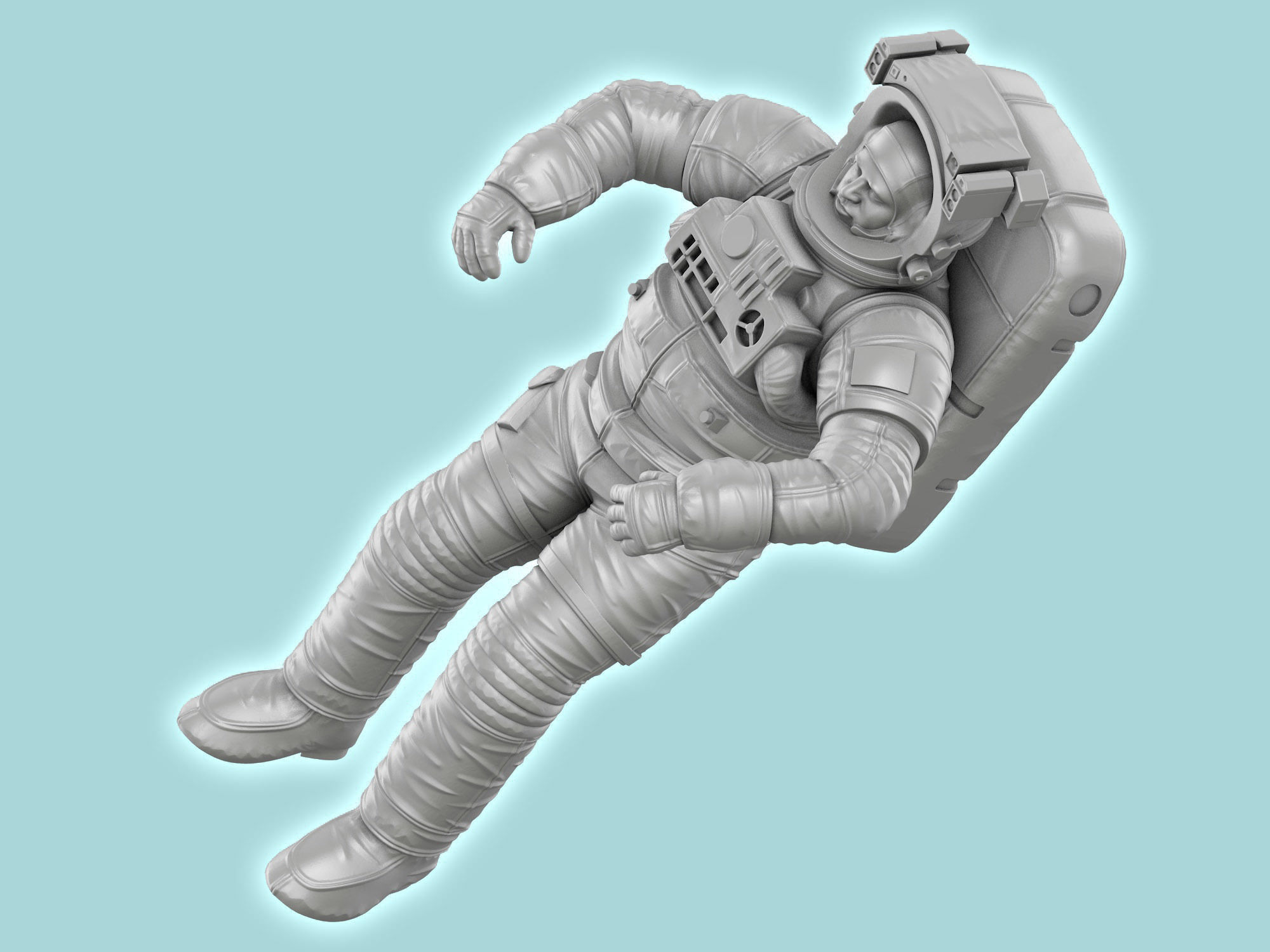 NASA ASTRONAUT 3D print model_3