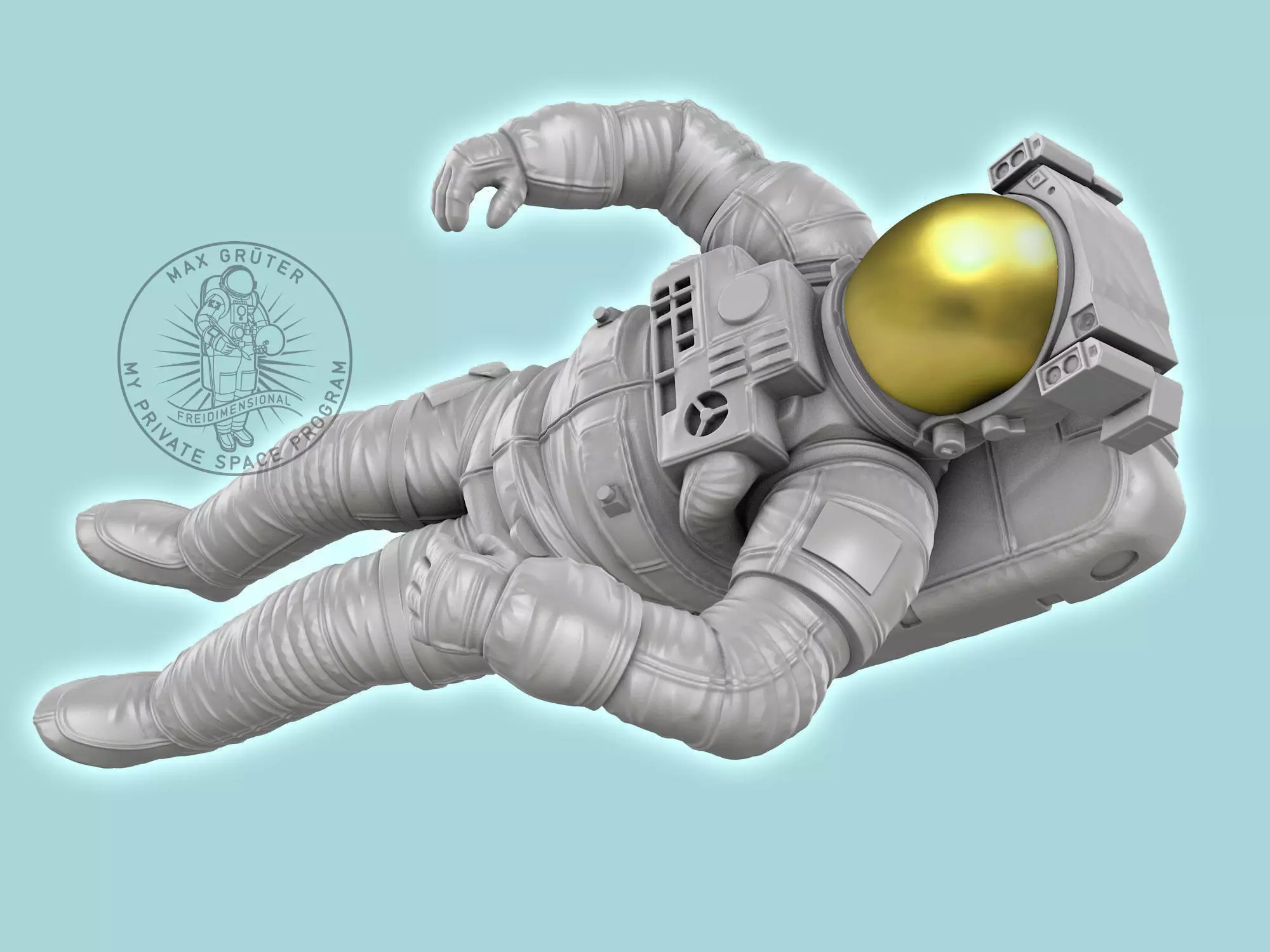 NASA ASTRONAUT 3D print model_0