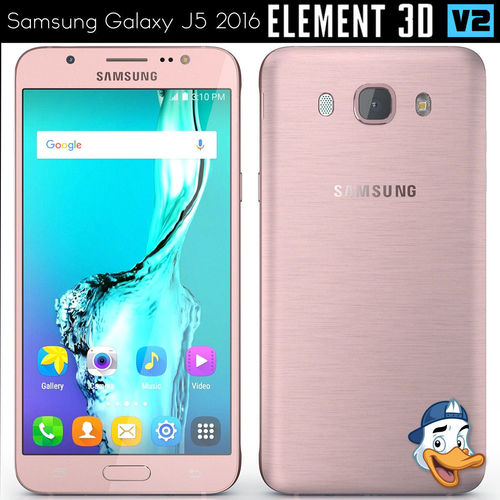 Samsung Galaxy J5 2016 for Element 3D 3D model