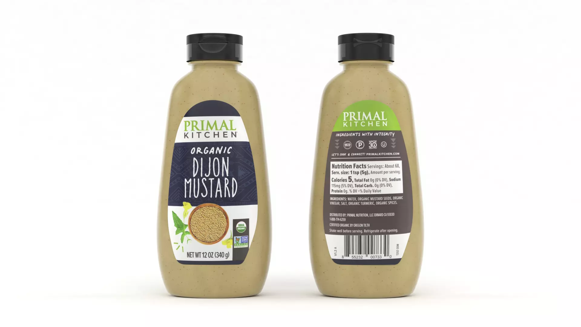 Organic Dijon Mustard 3D model