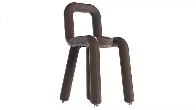 Design chair pack Low-poly 3D model 7