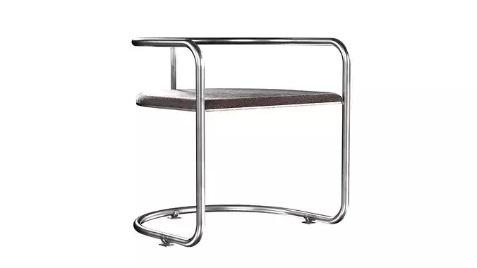 Design chair pack Low-poly 3D model 5