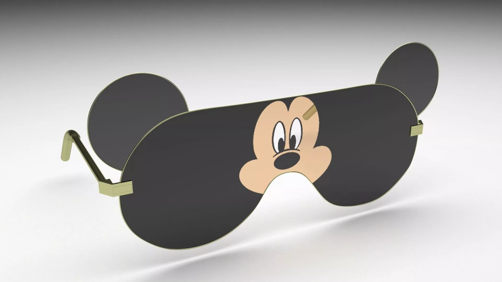 Mickey Mouse Sunglasses 3D model