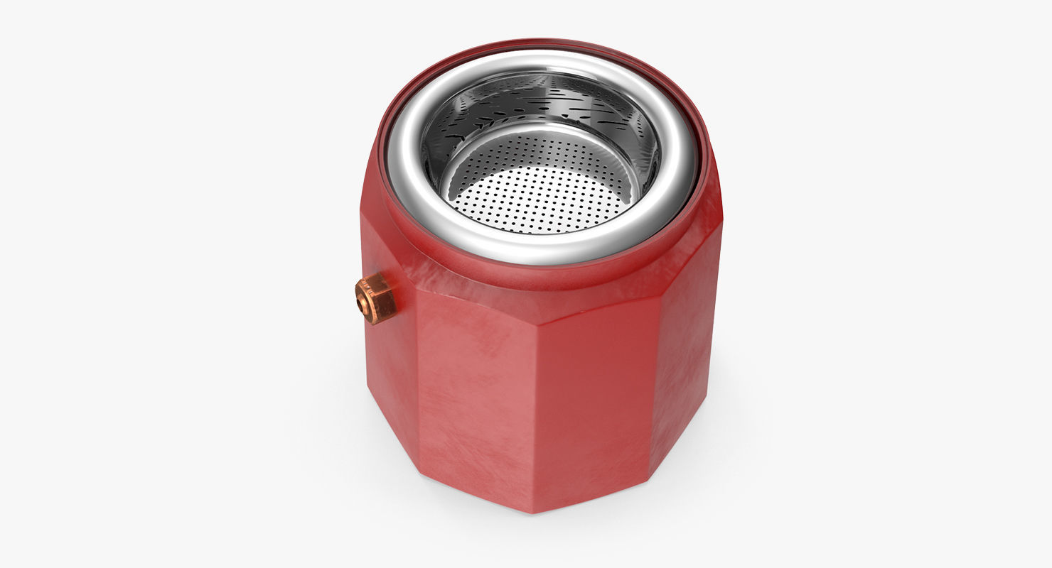 mocha pot 3D model_7