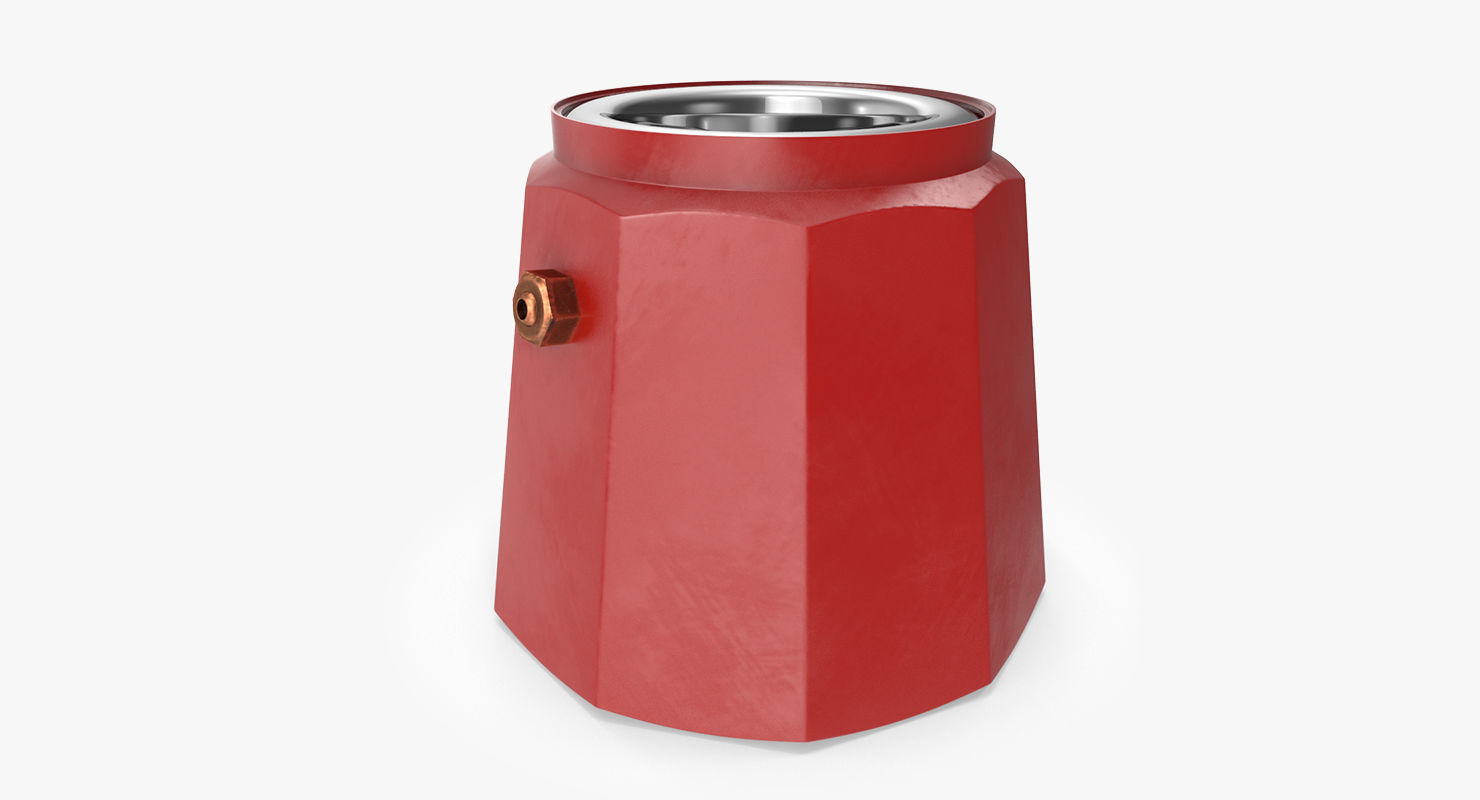 mocha pot 3D model_5