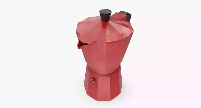 mocha pot 3D model