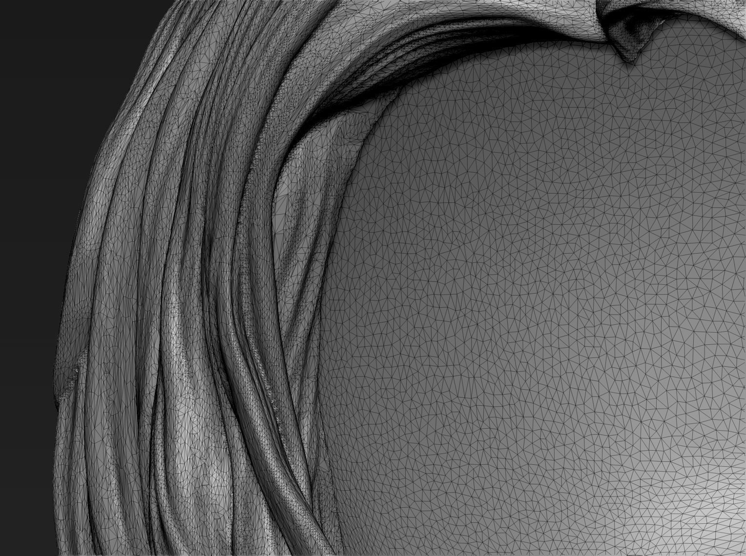 Hair 10 Printable 3D print model_5