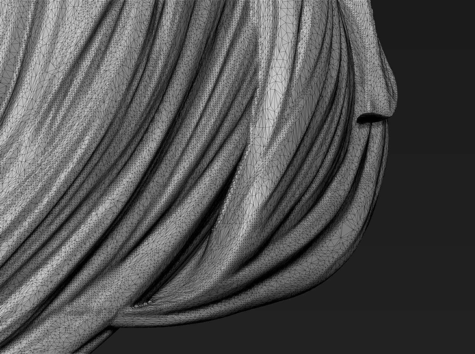 Hair 11 printable 3D print model_5